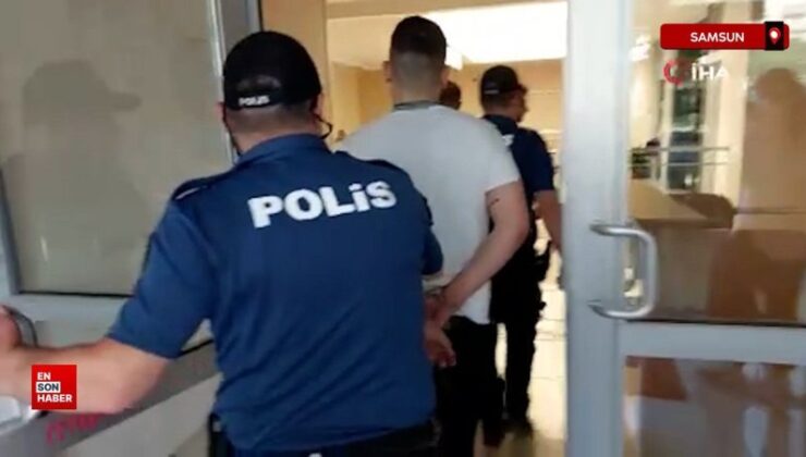 Samsun’da park halindeki araca akaryakıt döküp yaktılar