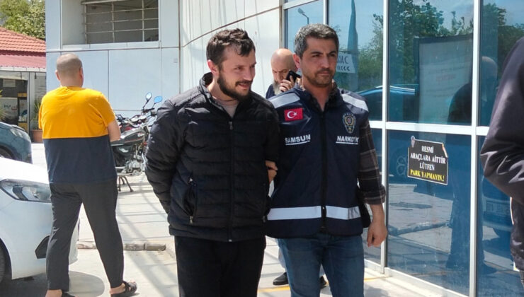 Samsun’da uyuşturucu ile yakalanan şahıs tutuklandı