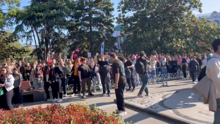 Saraçhane’de toplanan göstericiler cübbeli sarıklı yaşlı adama saldırdı