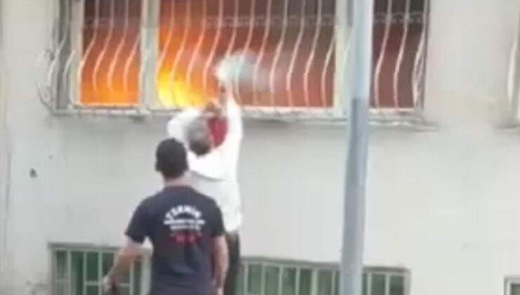 Şişli’de apartman dairesinde yangın