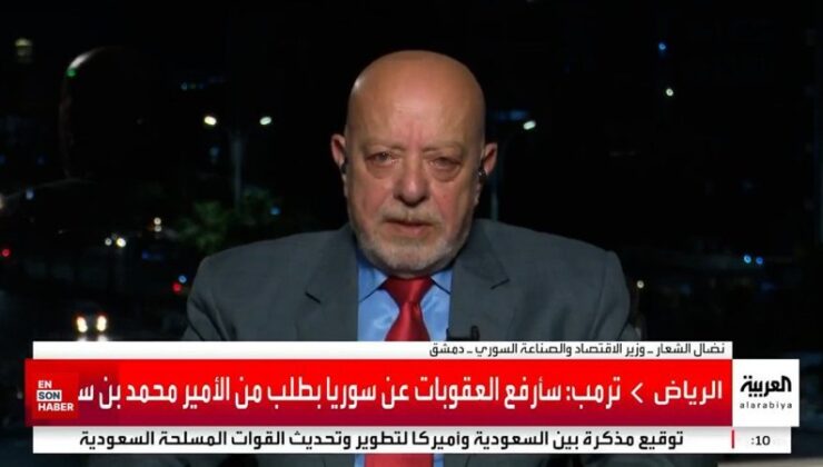 Suriyeli Bakan, canlı yayında gözyaşlarını tutamadı