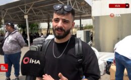 Suriyeli sığınmacılar Türkiye’ye teşekkür ederek ülkelerine dönüyor