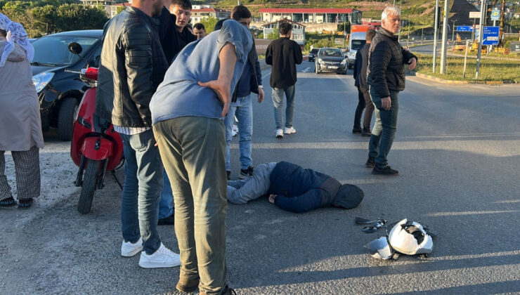 Zonguldak’ta satışa çıkardığı motosikletiyle kaza yapan şoför öldü