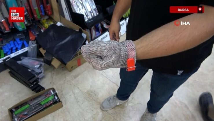 Acemi kasaplardan el kesilmelerine çelik eldiven tahlili