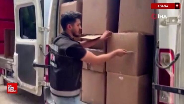 Adana’da 39 milyon TL’lik kaçakçılık operasyonu