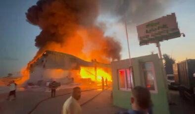 Adana’da geri dönüşüm fabrikasında yangın