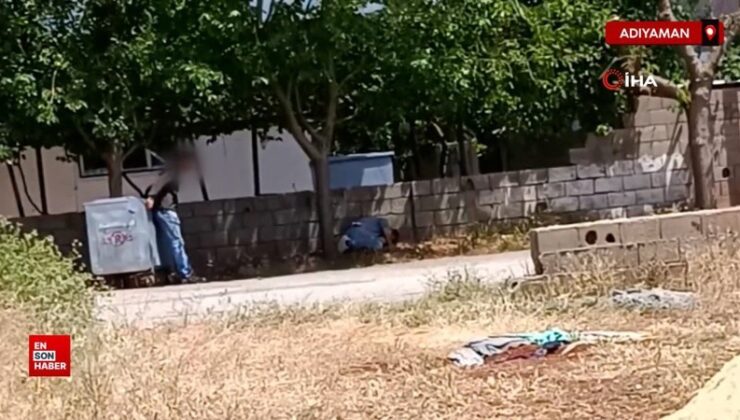 Adıyaman’da cadde ortasına yığılıp kaldılar