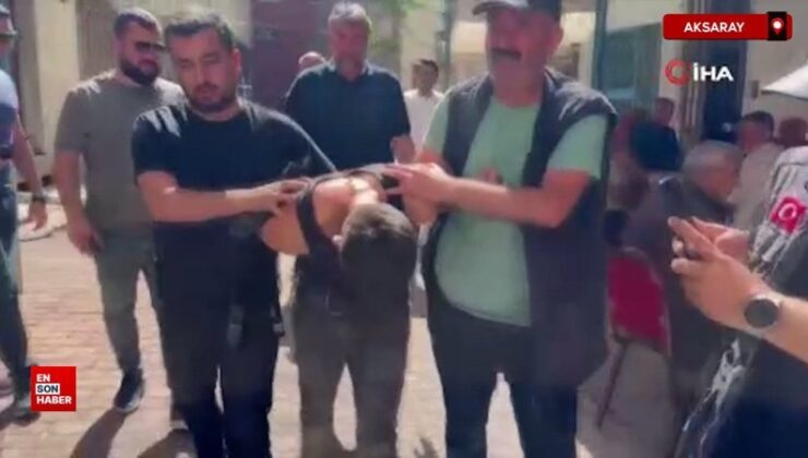 Aksaray’da çocuğu araçtan attı, aracı çalıp kaçtı