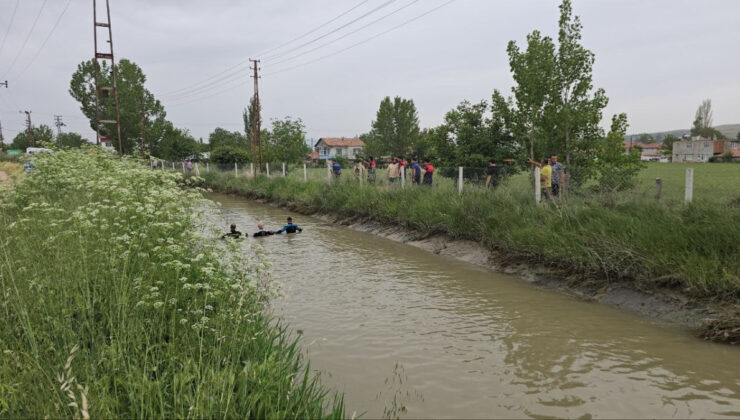 Amasya’da sulama kanalına giren çocuk öldü