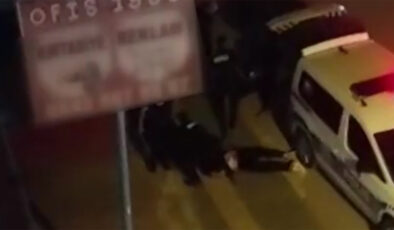 Ankara’da hengameye müdahale eden polisler taarruza uğradı