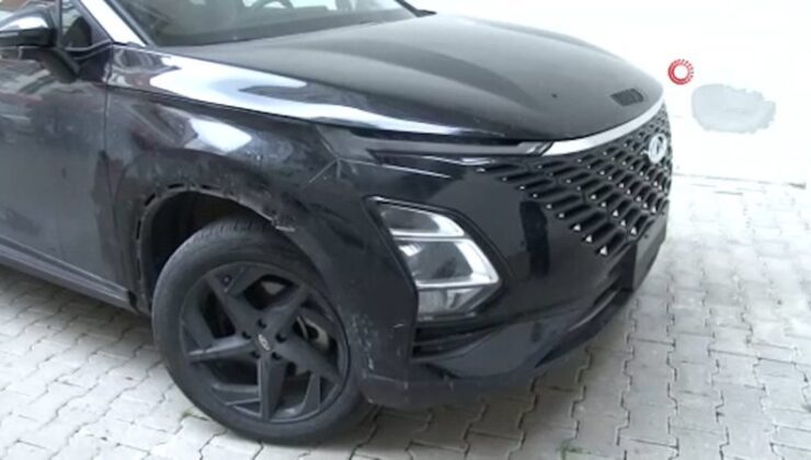 Ankara’da sahipsiz köpek sürüsü park halindeki araca saldırdı