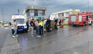 Antalya’da 1.18 promil alkollü şoför kazaya neden oldu