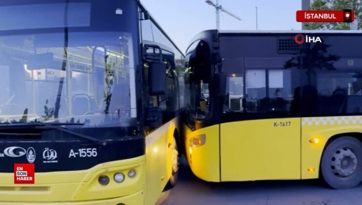 Avcılar’da freni patlayan İETT Otobüsü öbür otobüse çarptı
