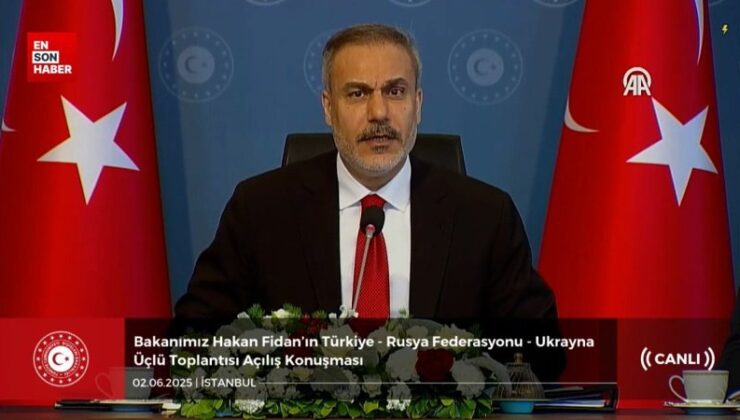 Bakan Hakan Fidan’ın Türkiye-Rusya-Ukrayna üçlü toplantısı açılış konuşması