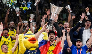 Basketbol dünyası EuroLeague şampiyonu Fenerbahçe’yi kutladı