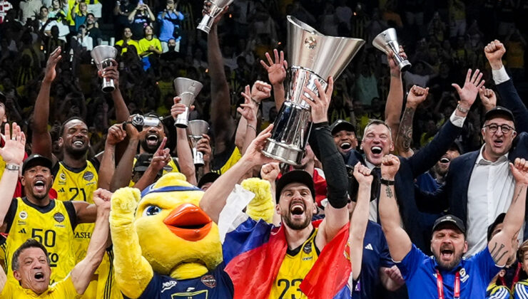 Basketbol dünyası EuroLeague şampiyonu Fenerbahçe’yi kutladı