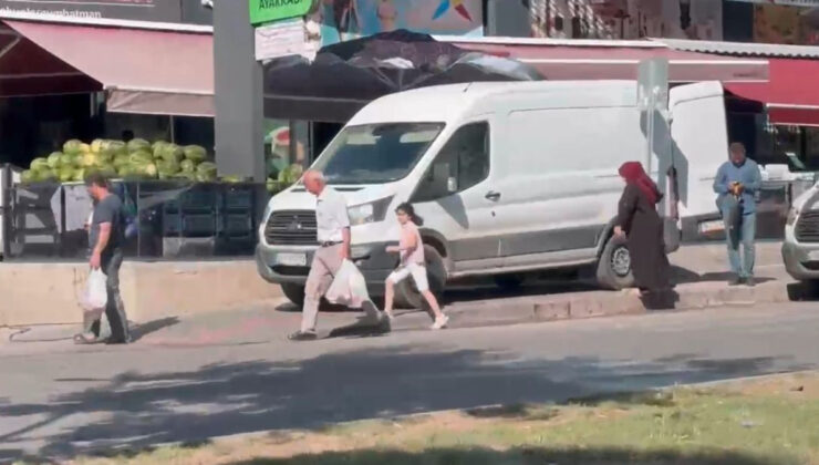 Batman’da market aracının kaldırım işgali reaksiyon çekti