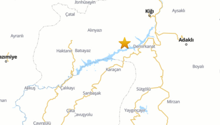 Bingöl’de 4.3 büyüklüğünde zelzele