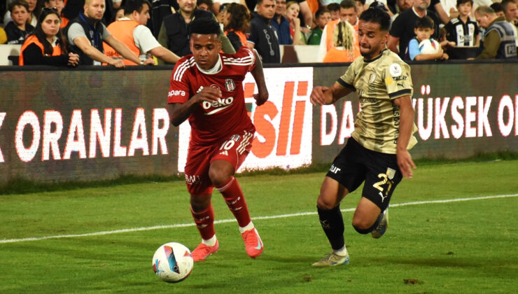 Bodrum FK’yı yenen Beşiktaş 3’üncülüğe tutunamadı