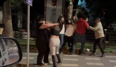 Bolu’da sokak ortasında hengame: Yumruklar havada uçuştu