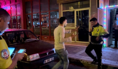 Bursa’da alkollü şoför polis uygulamasını görünce kaçmaya çalıştı