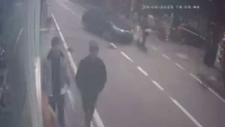 Bursa’da ani dönüş yapan araba scooter şoförüne çarptı