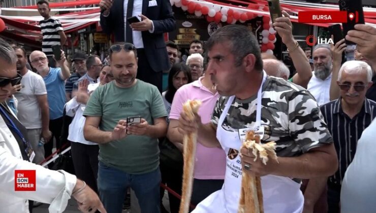 Bursa’da en uzun böreği yiyebilmek için günlerce aç kaldılar