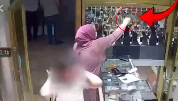 Bursa’da müşteri üzere geldiği kuyumcudan altın bilezik çaldı
