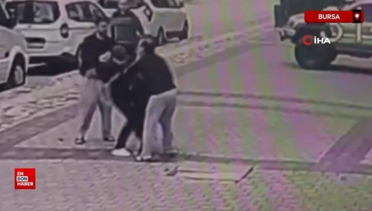 Bursa’da suçüstü yakalanan hırsızlık şüphelisine meydan dayağı