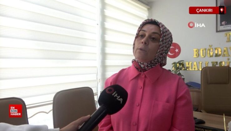 Çankırı’da Fatoş Metin vefat eden eşinin yerine muhtar seçildi