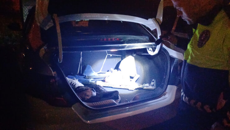 Çorum’da tekeldeki hengame polis kovalamacasıyla bitti