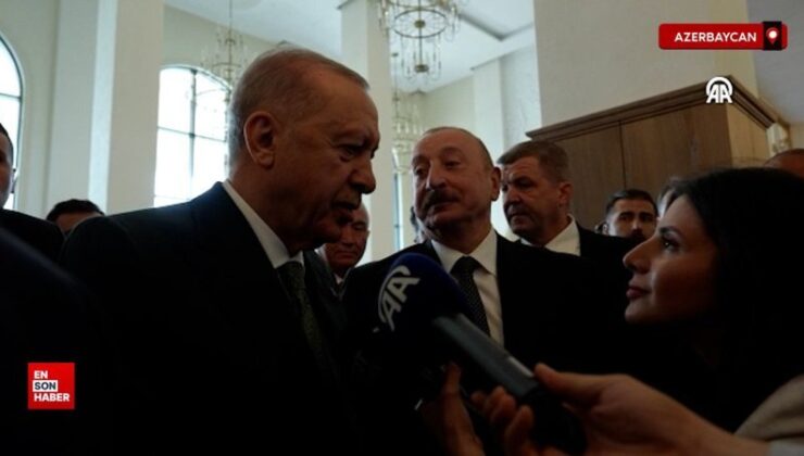 Cumhurbaşkanı Erdoğan, Azerbaycan’da