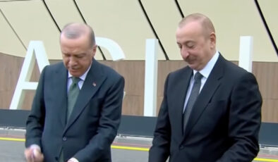Cumhurbaşkanı Erdoğan Azerbaycan’da: Laçın Memleketler arası Havalimanı’nı açtı