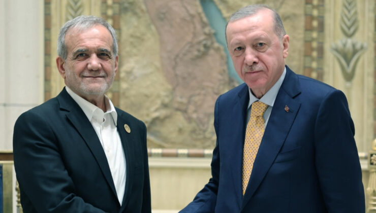 Cumhurbaşkanı Erdoğan, İran Cumhurbaşkanı Mesud Pezeşkiyan ile görüştü