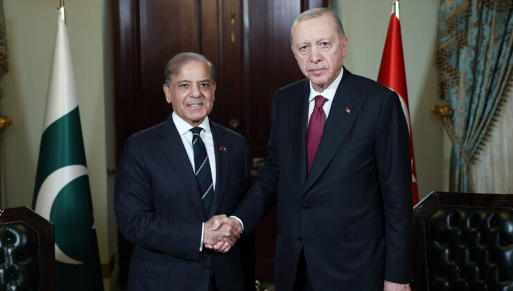 Cumhurbaşkanı Erdoğan, Pakistan Başbakanı Şerif’i kabul etti