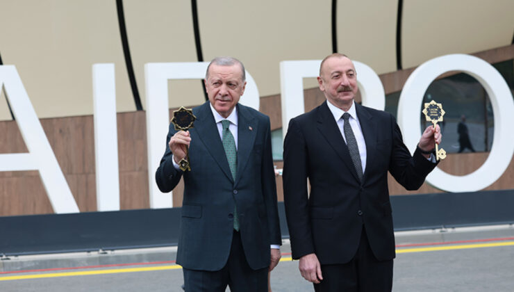 Cumhurbaşkanı Erdoğan’dan Laçin Havalimanı paylaşımı
