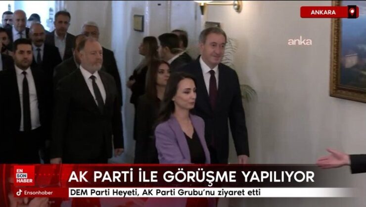 DEM Parti heyeti, AK Parti’yi ziyaret etti