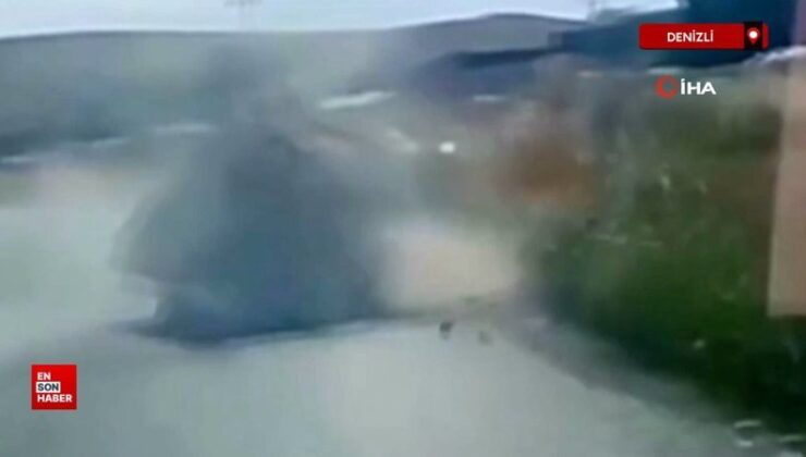 Denizli’de mermer bloğun altında ezilmekten saniyelerle kurtuldu