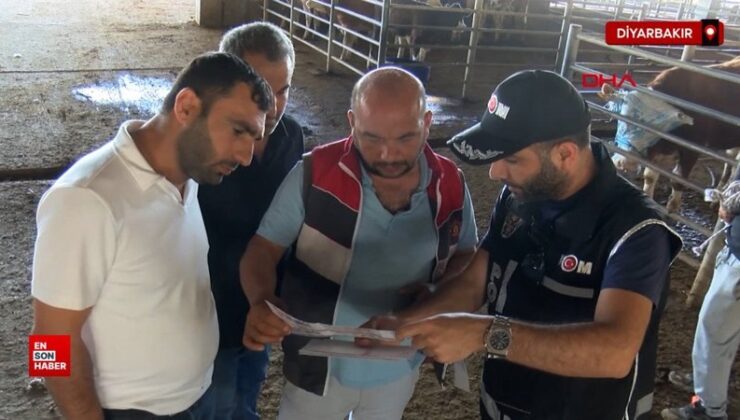 Diyarbakır polisi kurban pazarında düzmece para uyarısı yaptı