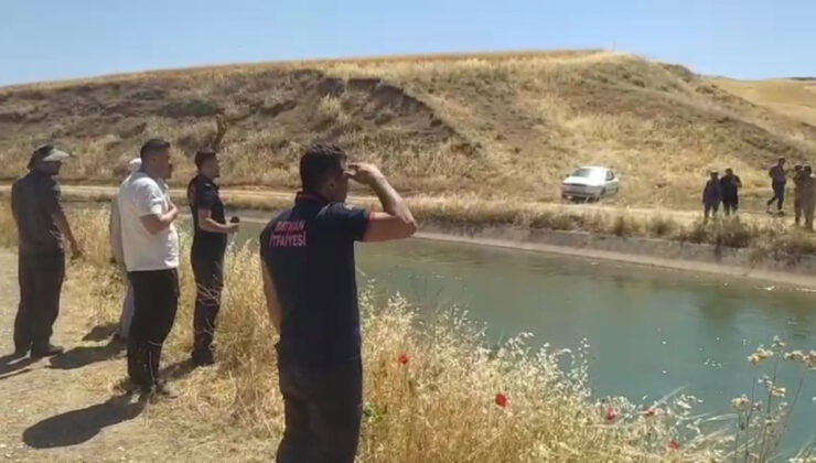 Diyarbakır’da sulama kanalına düşen kişi aranıyor