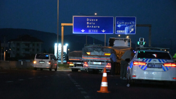 Düzce’de 5 günde sürat sonunu aşan 224 araca yarım milyon lira ceza