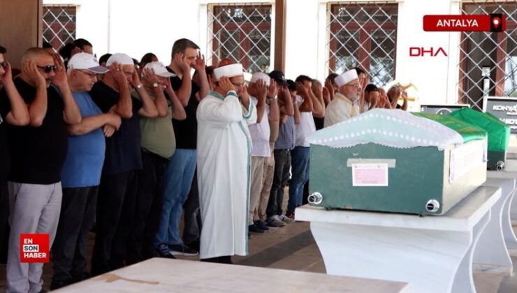 Erkek arkadaşının öldürdüğü Dilruba, Antalya’da annesinin yanına defnedildi