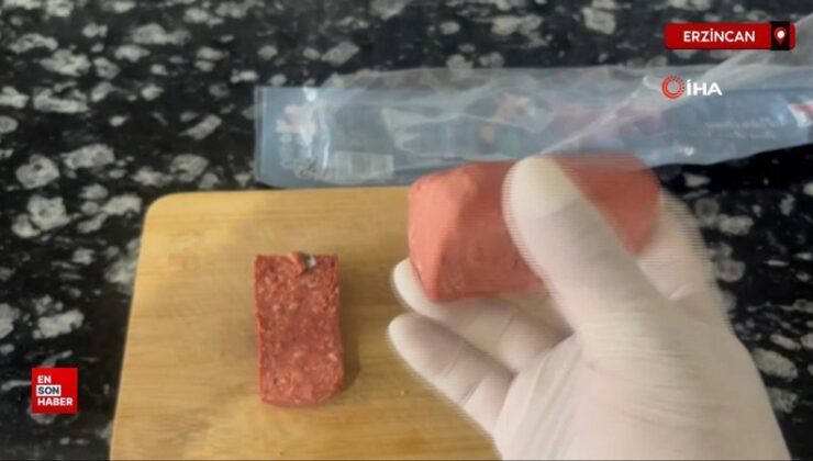 Erzincan’da sucuk şaaşkınlığı: İçinden metal cisim çıktı