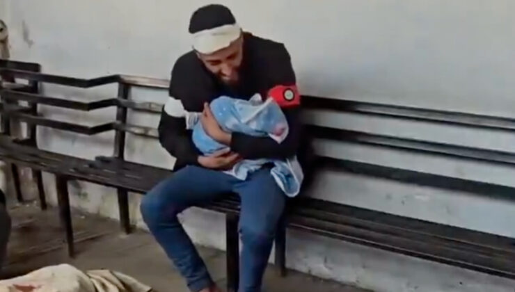 Gazze’den acı manzaralar geliyor