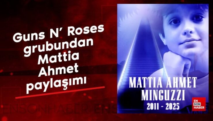 Guns N’ Roses kümesinden Mattia Ahmet paylaşımı