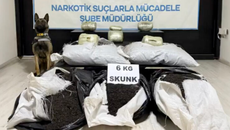 Hakkari’de 6 kiloluk sentetik uyuşturucuyu kargoda ele geçirildi