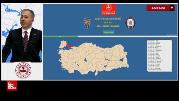 İçişleri Bakanı Yerlikaya: Polis ataması ve yer değiştirmede yeni sistem