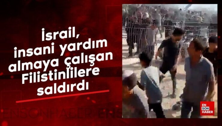 İsrail, insani yardım almaya çalışan Filistinlilere saldırdı