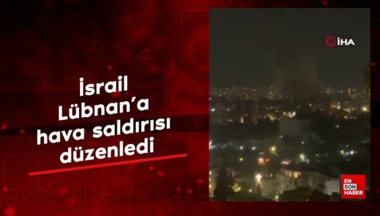 İsrail, Lübnan’a hava saldırısı düzenledi