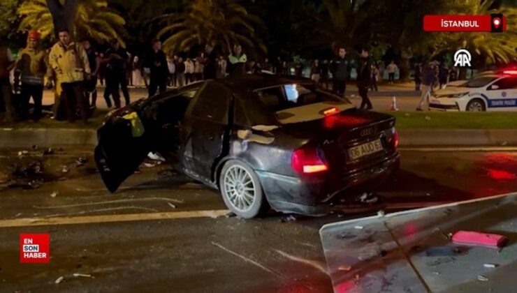 İstanbul Kartal’da 2 arabanın çarpıştığı kazada 5 kişi yaralandı